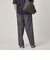 ＜Steven Alan＞ デニムシャンブレー イン ツープリーツ ドレス トラウザーズ