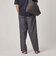 ＜Steven Alan＞ デニムシャンブレー イン ツープリーツ ドレス トラウザーズ