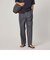＜Steven Alan＞ デニムシャンブレー イン ツープリーツ ドレス トラウザーズ
