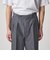 ＜Steven Alan＞ デニムシャンブレー イン ツープリーツ ドレス トラウザーズ