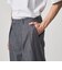 ＜Steven Alan＞ デニムシャンブレー イン ツープリーツ ドレス トラウザーズ
