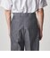 ＜Steven Alan＞ デニムシャンブレー イン ツープリーツ ドレス トラウザーズ