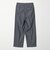 ＜Steven Alan＞ デニムシャンブレー イン ツープリーツ ドレス トラウザーズ