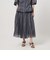 シアー タフタ ギャザースカート ‐はっ水 ウォッシャブル‐