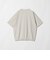 KNITEE クリンプコットン Vネック ニット Tシャツ ウォッシャブル