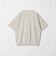 KNITEE クリンプコットン Vネック ニット Tシャツ ウォッシャブル