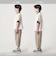 ツイル クロップド ペインター パンツ / キッズ  100cm-160cm