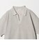 KNITEE リネンブレンド ミラノ スキッパー ニット Tシャツ ウォッシャブル