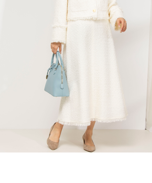 BISHU JAPAN フラッグリボンツイードスカート｜ノーリーズ