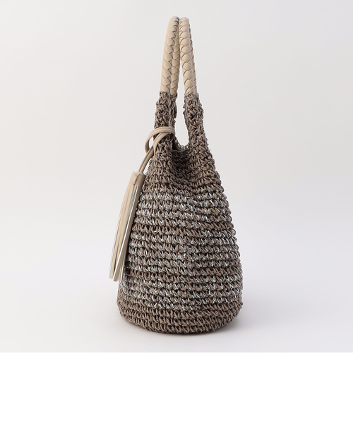 新品❗️未使用❗️woven かごバッグ タッセル付き セール】 タッセルつきかごバッグ （かごバッグ）｜petit main