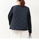 中綿×ニット切替ノーカラージャケット