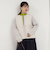 中綿×ニット切替ノーカラージャケット