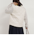 中綿×ニット切替ノーカラージャケット