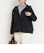 バックフリル クリアナチュラルストレッチブルゾン