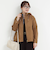 バックフリル クリアナチュラルストレッチブルゾン