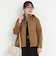 バックフリル クリアナチュラルストレッチブルゾン
