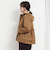 バックフリル クリアナチュラルストレッチブルゾン