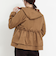 バックフリル クリアナチュラルストレッチブルゾン