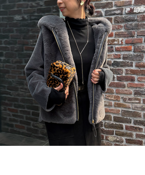 エコファー×ムートンジャケット｜ノーリーズアウトレットの