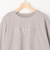 BLUSHパール+ラインストーン チュールネックラインTシャツ