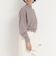 ウォッシャブルバナナスリーブ ハイネックプルオーバー