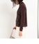 フロッキージャージーレイヤープルオーバーカットソー
