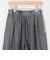 バイオシルクデニムタックワイドフレアパンツ