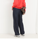 シャイニーデニムワイドパンツ