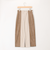 Ｗフェイスフェイクスエードナロースカート