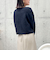 ブークレーニット クルーネックカーディガン