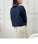 ブークレーニット クルーネックカーディガン