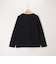 フェイクレイヤードVネック　ロングスリーブTシャツ