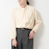 Pギャバジン ボウタイブラウス