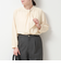 Pギャバジン ボウタイブラウス