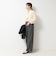 Pギャバジン ボウタイブラウス