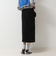 《セットアップ対応》スエード×リブワークスカート