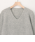 タスマニアラム Vネックプルオーバーニット