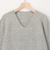 タスマニアラム Vネックプルオーバーニット