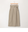 ストライプハイウエストナロースカート
