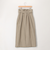 ストライプハイウエストナロースカート
