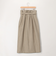 ストライプハイウエストナロースカート