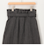 ストライプハイウエストナロースカート