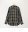 コットンテンセルチェックブラウス
