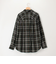 コットンテンセルチェックブラウス