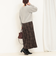 起毛プリーツスカート