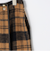 チェックラップスカート