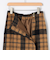 チェックラップスカート