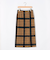 チェックラップスカート