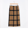 チェックラップスカート