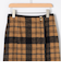 チェックラップスカート